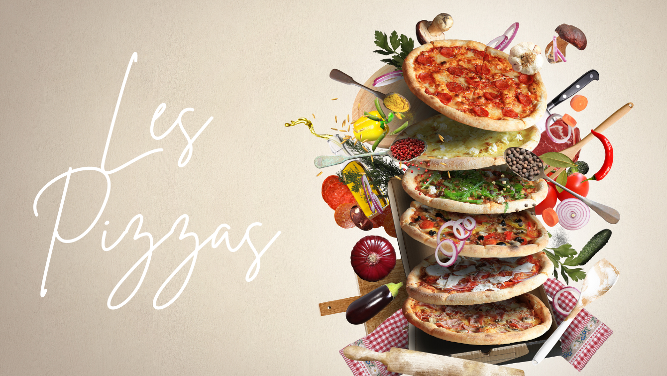 Illustration de pizzas